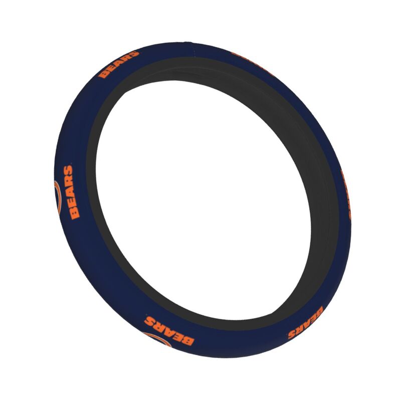 Chicago Bears 4 Printed car protective cover elastic steering wheel cover