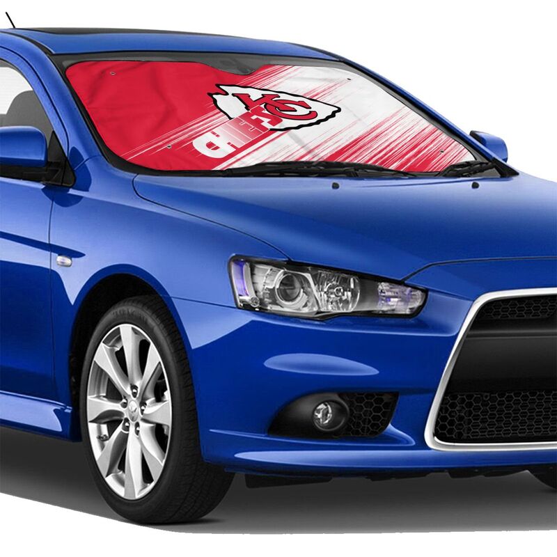 Kansas City Chiefs Print car windshield sunshade panel car windshield sunshade cover multiple sizes