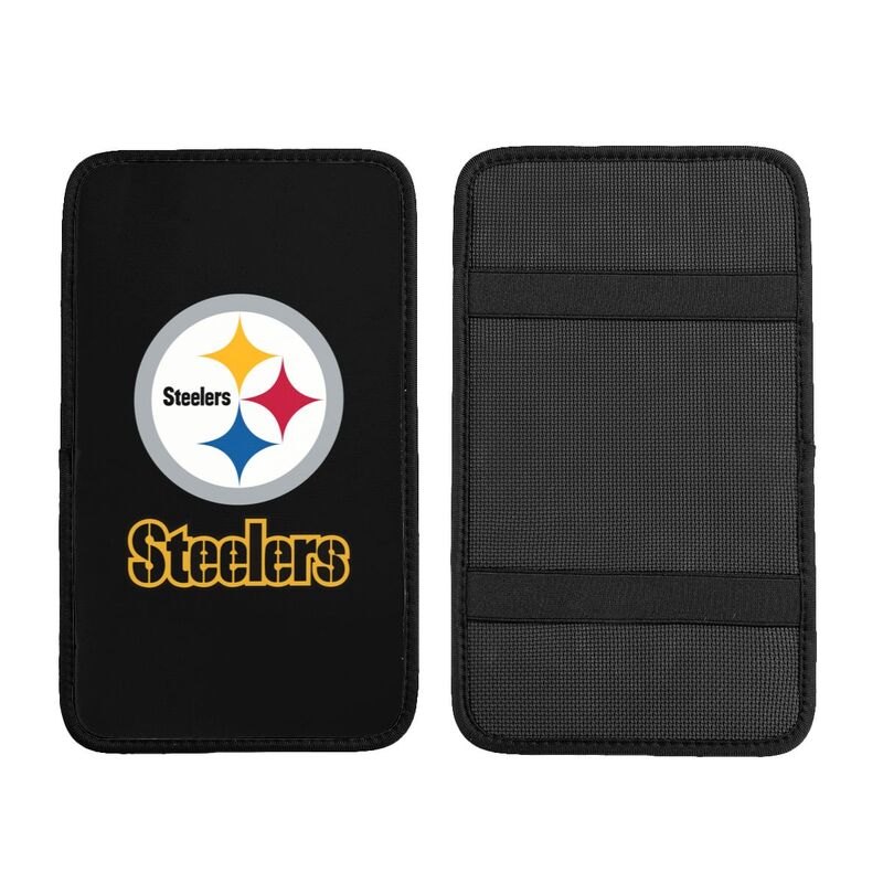 Pittsburgh Steelers Printing car armrest box protective pad