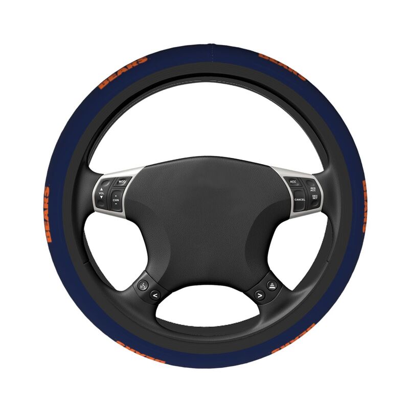 Chicago Bears 4 Printed car protective cover elastic steering wheel cover
