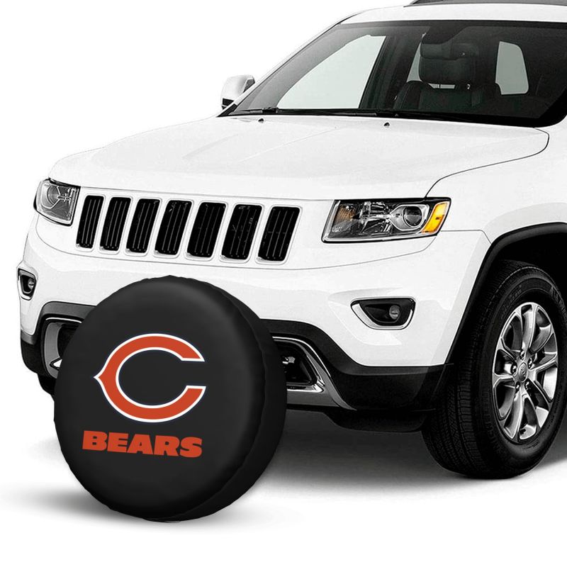 Chicago Bears Car tire protection cover spare tire waterproof and dustproof cover