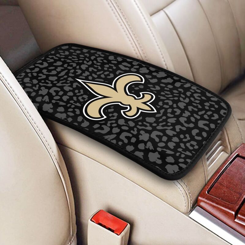 New Orleans Saints printed Car handrail box cushion Personalized car armrest cover