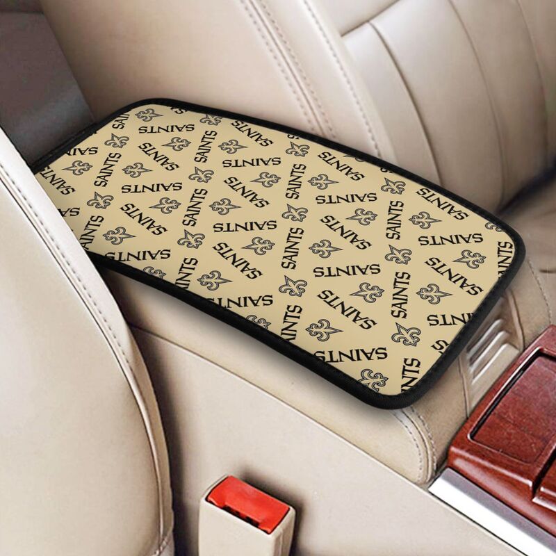 New Orleans Saints Printed armrest protective cover car armrest box cushion