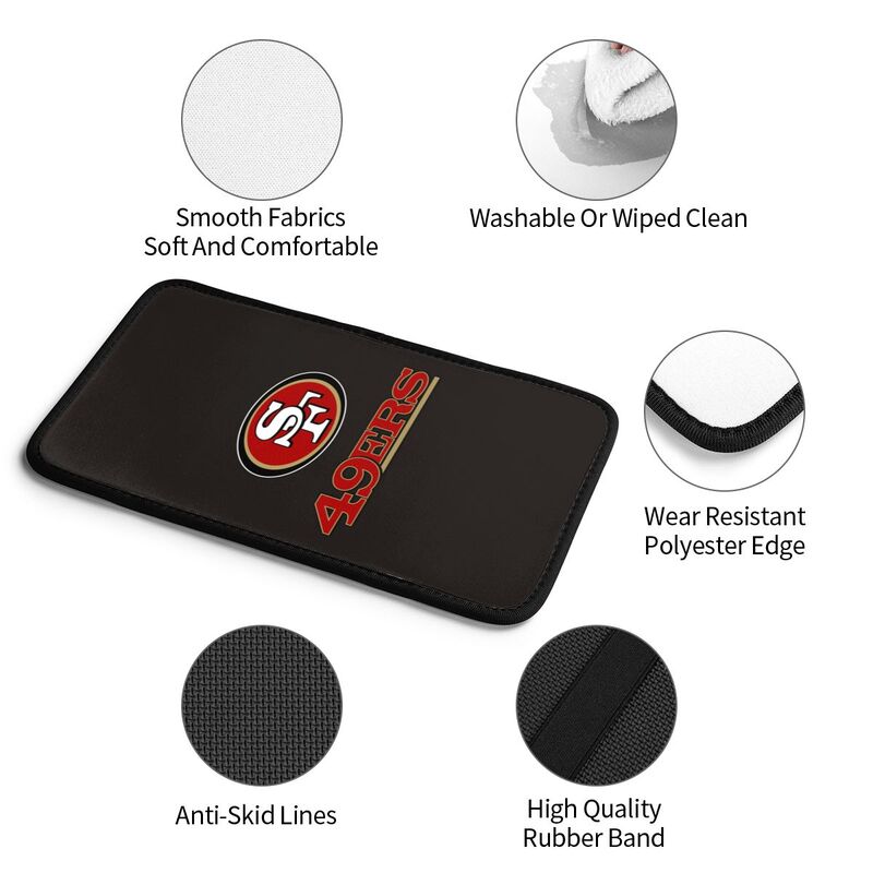San Francisco 49ers2 Printed car armrest box pad elbow protection pad