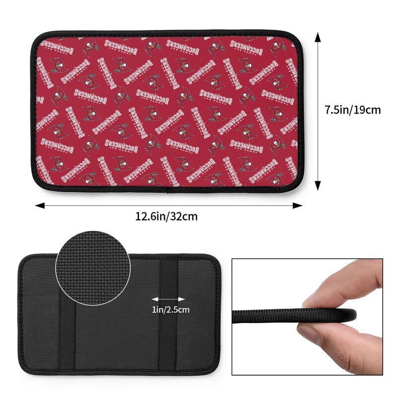 Tampa Bay Buccaneers Printed armrest protective cover car armrest box cushion