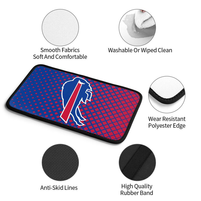 Buffalo Bills Car handrail box cushion Personalized printed car armrest cover