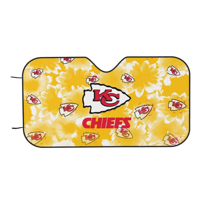 Kansas City Chiefs Printed multi size car front windshield sunshade car windshield sunshade