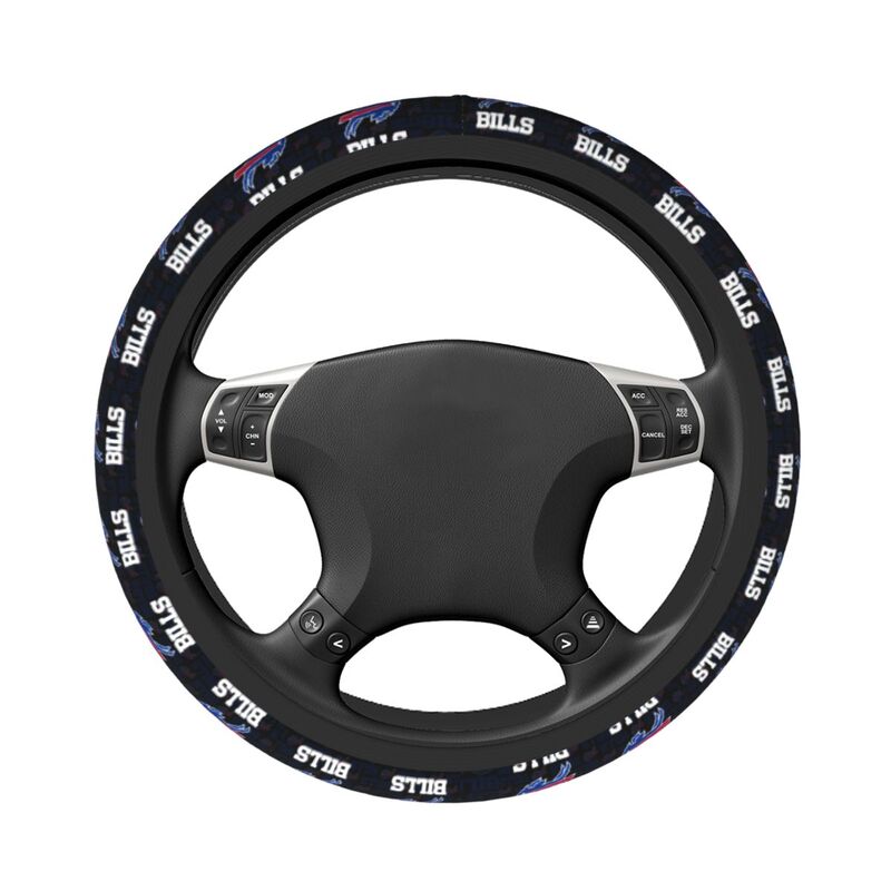 Buffalo Bills Printed elastic steering wheel cover breathable protective cover