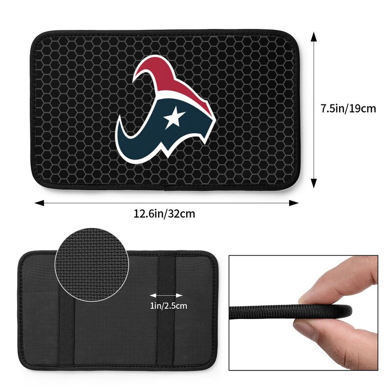 Houston Texans Printed protective pad for car armrest box