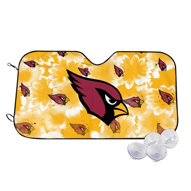 Arizona Cardinals Printed multi size car front windshield sunshade car windshield sunshade