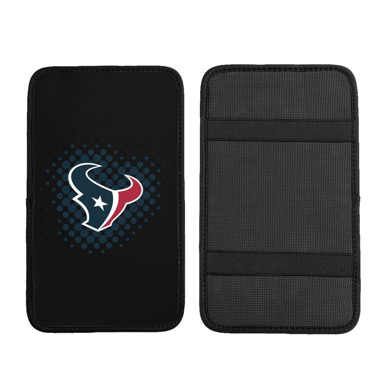 Houston Texans Printed car armrest box cushion armrest protective cover