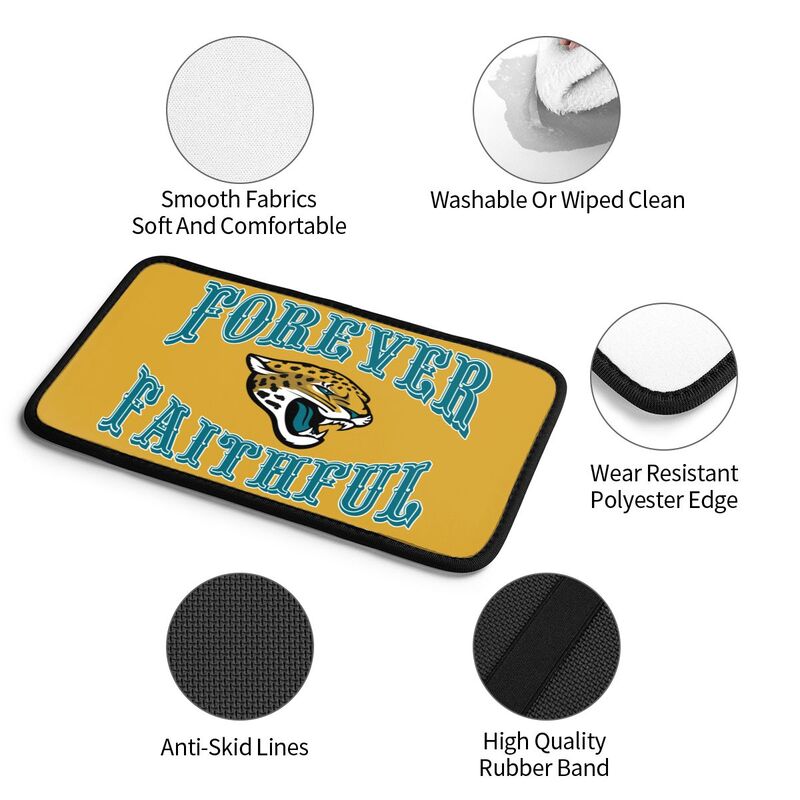 Jacksonville Jaguars Print car armrest box cover armrest protective cover