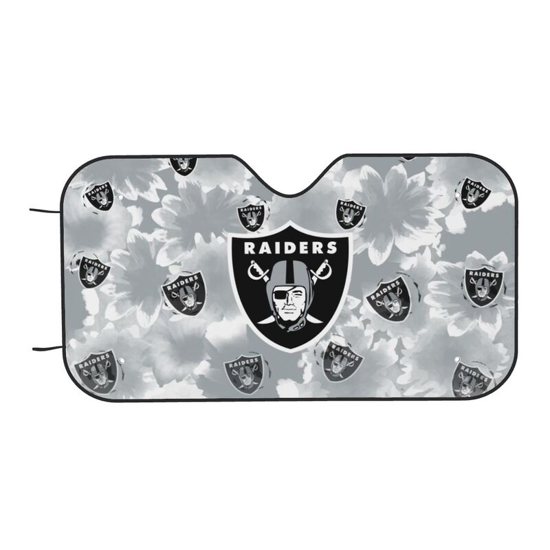 Las Vegas Raiders Printed multi size car front windshield sunshade car windshield sunshade