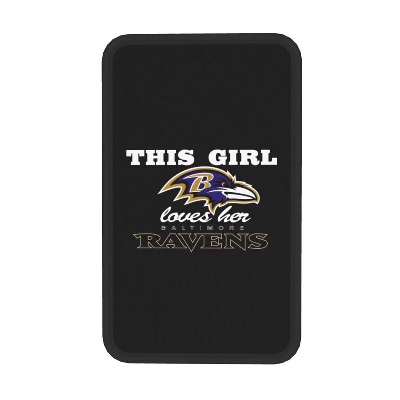 Baltimore Ravens Printing car center console pad car armrest protective cover