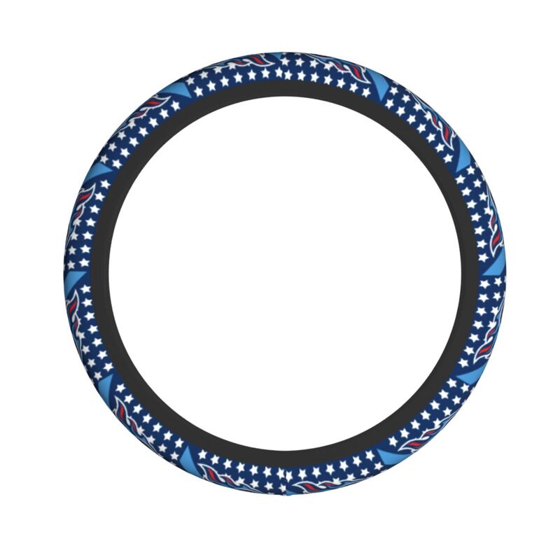 Tennessee Titans 4 Printed elastic steering wheel cover anti slip breathable