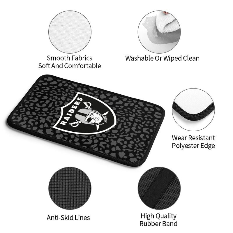 Las Vegas Raiders 2 print Car handrail box cushion Personalized car armrest cover