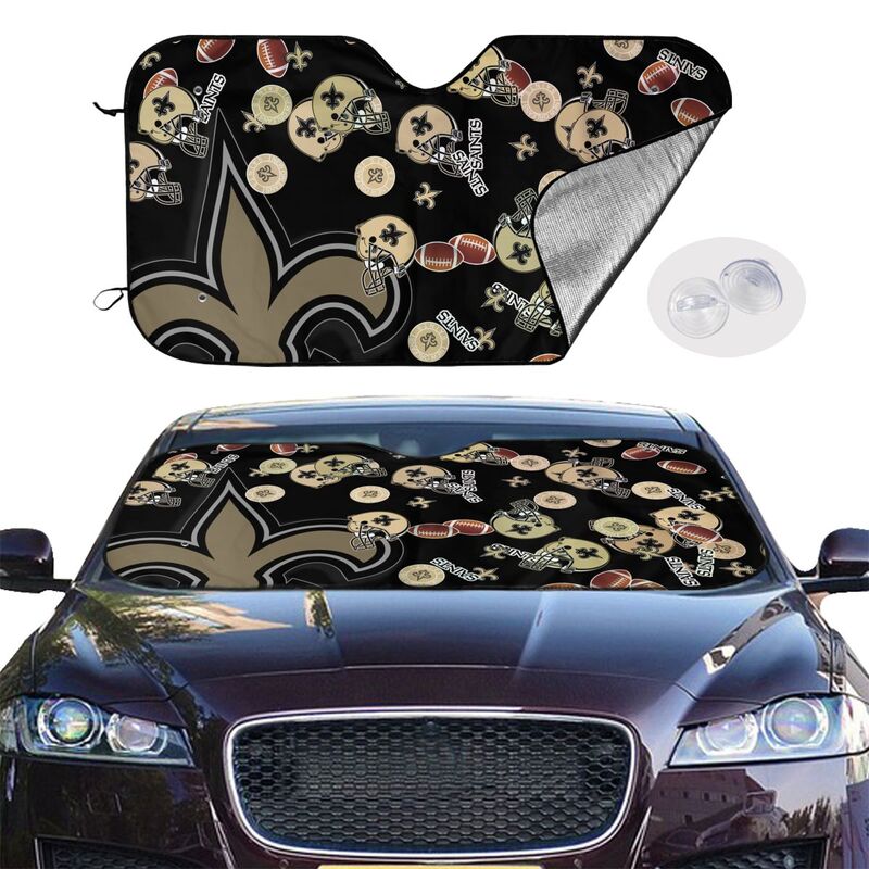 New Orleans Saints Print multiple sizes car windshield sunshade panel car windshield sunshade cover