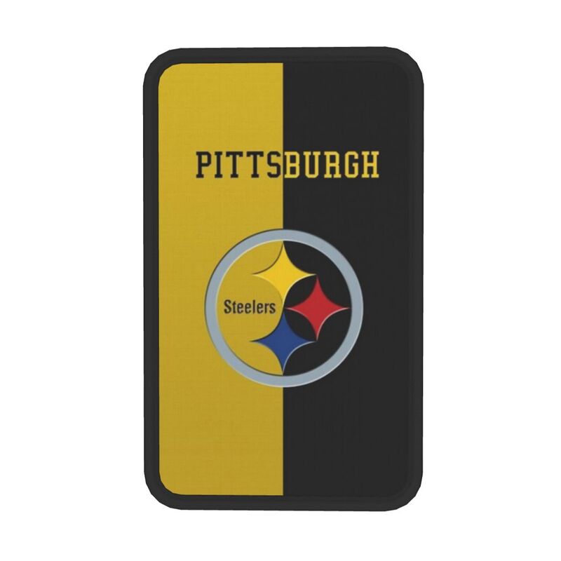 Car armrest box pad Pittsburgh Steelers 3 Printed central armrest box cushion protective pad