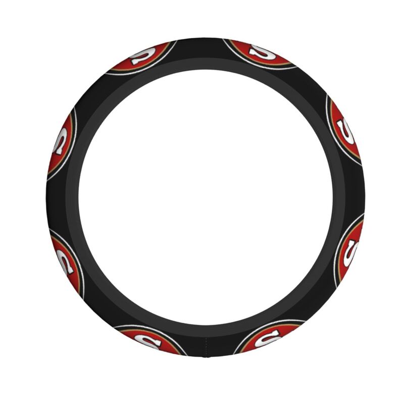 San Francisco 49ers Printed car protective cover elastic steering wheel cover