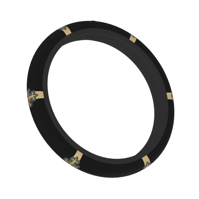 New Orleans Saints 3 Printed breathable elastic steering wheel cover