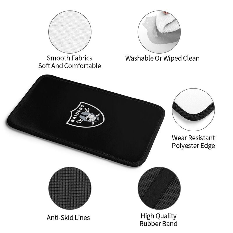 Las Vegas Raiders Protective pad for armrest box of printing vehicle