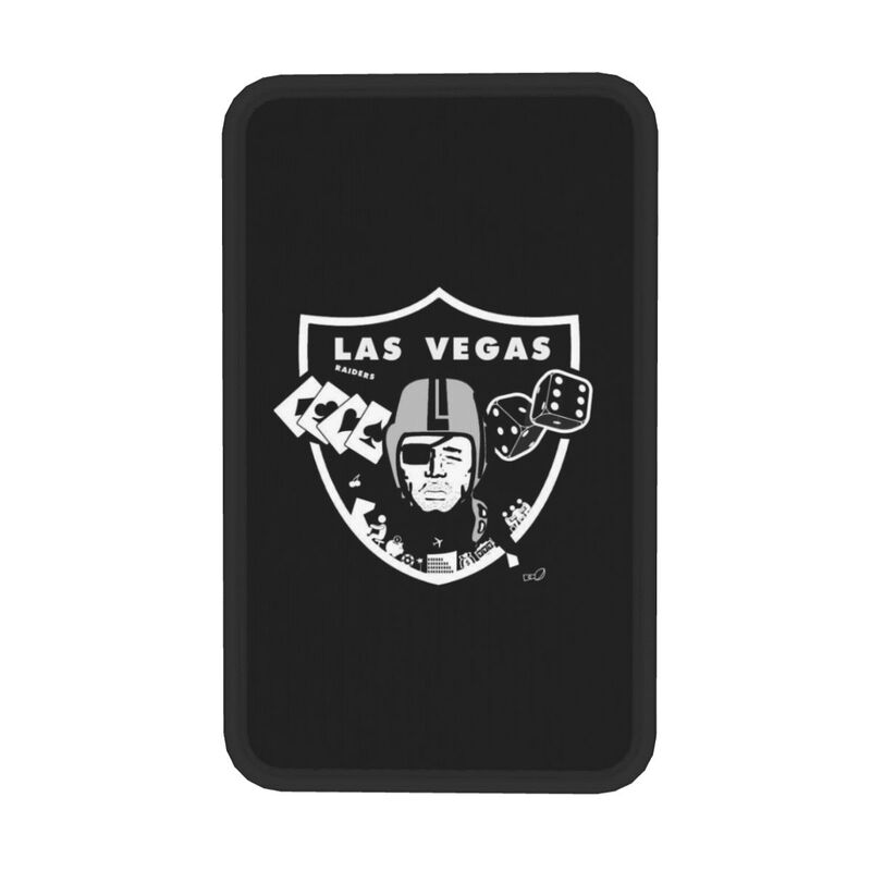 Car armrest box pad Las Vegas Raiders Printed center armrest box pad protective pad