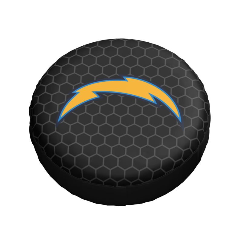 San Diego Chargers Grid printed car tire cover dustproof and waterproof tire cover