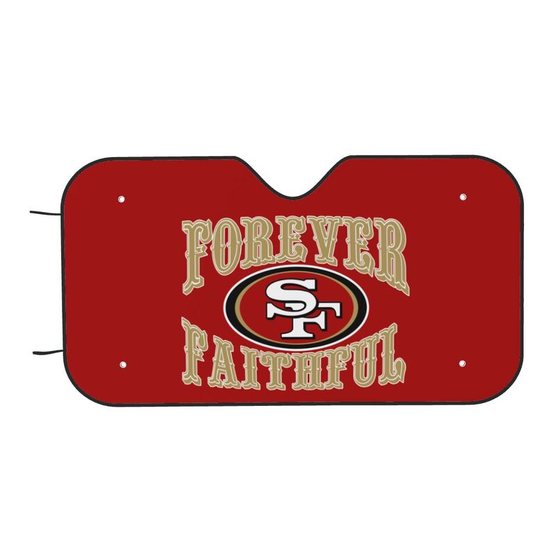 San Francisco 49ers Printing multi size car front windshield sunshade car windshield sunshade