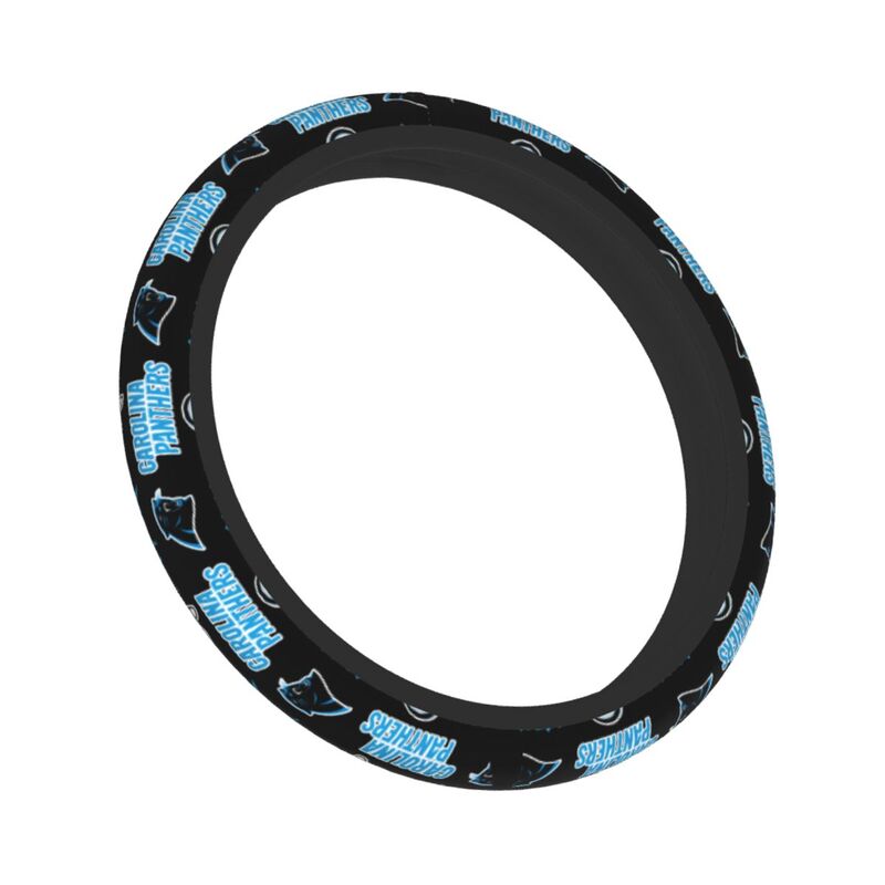 Carolina Panthers Printed car protective cover elastic steering wheel cover