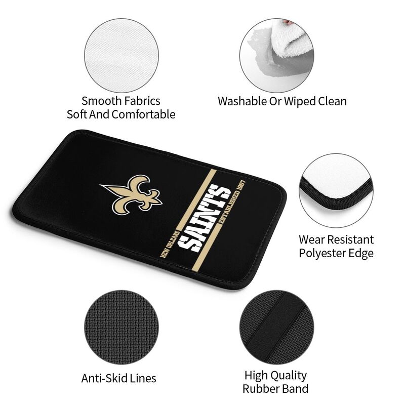 New Orleans Saints Printed car armrest box pad Protective pad
