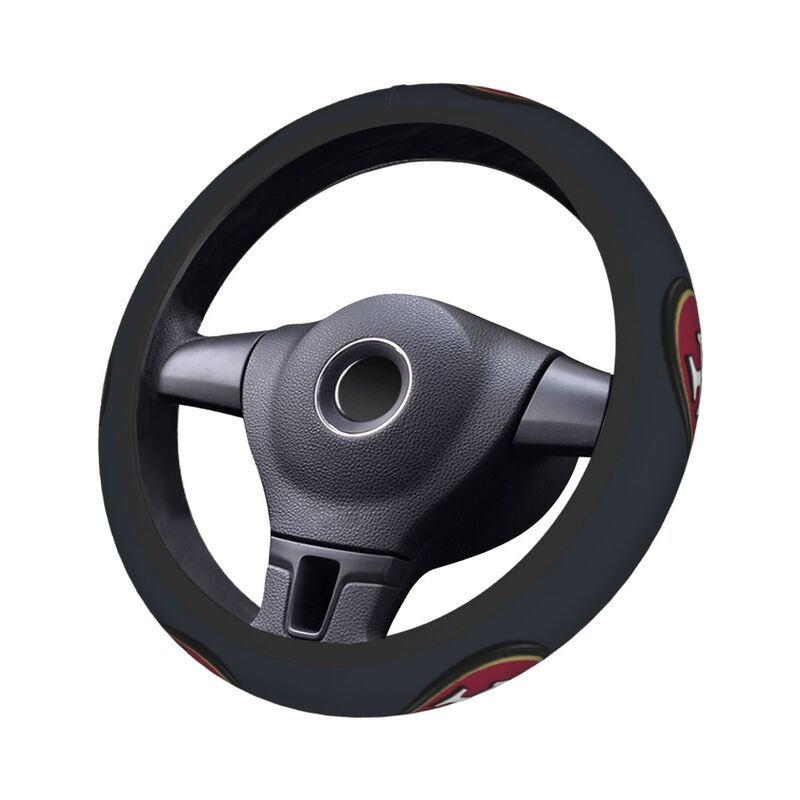 San Francisco 49ers 1 Printed car anti-skid cover elastic steering wheel cover