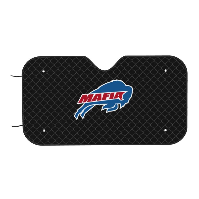 Buffalo Bills 2 Print Car windshield sunshades is suitable front Car windshield sunshades