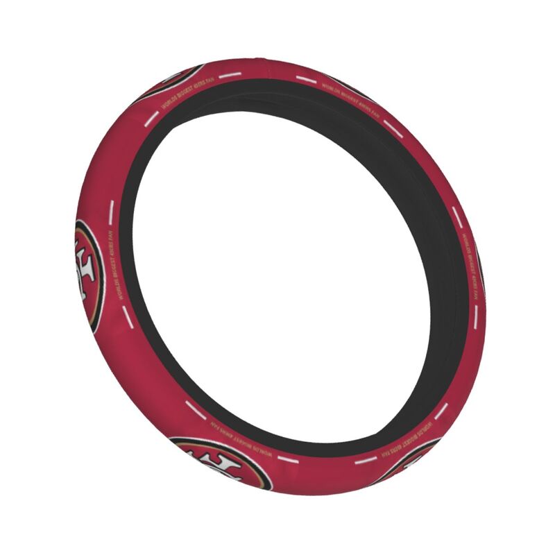San Francisco 49ers 6 Printed breathable elastic steering wheel anti slip cover