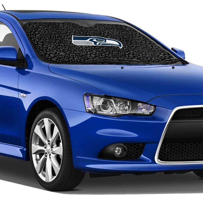 Seattle Seahawks Printed Car windshield sunshades is suitable front Car windshield sunshades