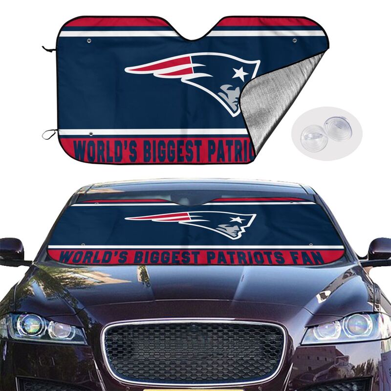 New England Patriots Printing is suitable for car front windshield sunshades Car windshield sunshades