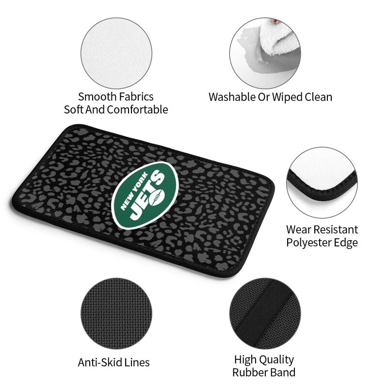 New York Jets print Car handrail box cushion Personalized car armrest cover