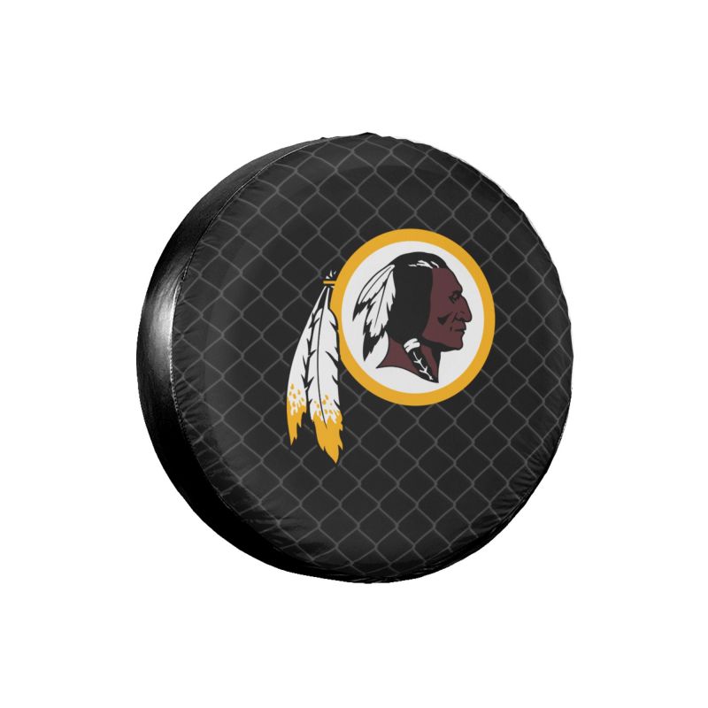 Washington Redskins Grid background car tire waterproof dustproof protective cover