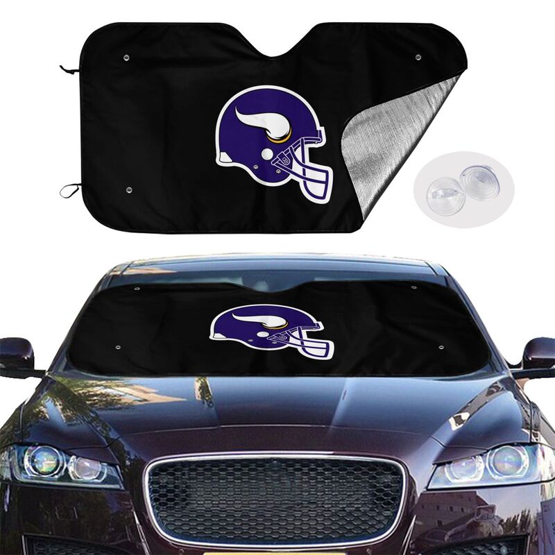 Minnesota Vikings 3 Print is suitable for front Car windshield sunshades Car windshield sunshades