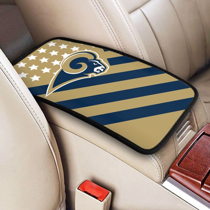 Los Angeles Rams Printed car armrest box pad elbow protection pad