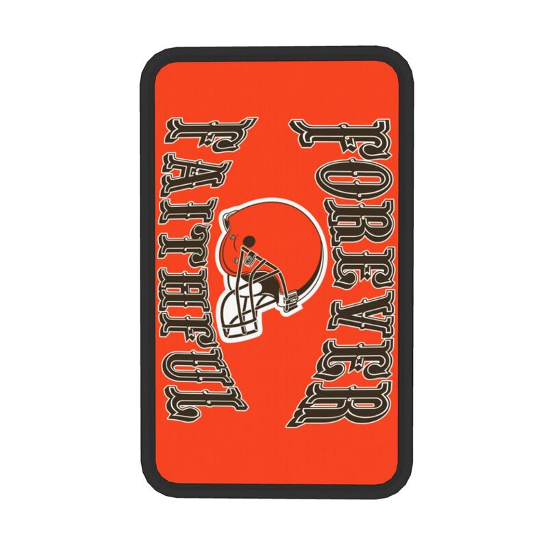Cleveland Browns Print car armrest box cover armrest protective cover