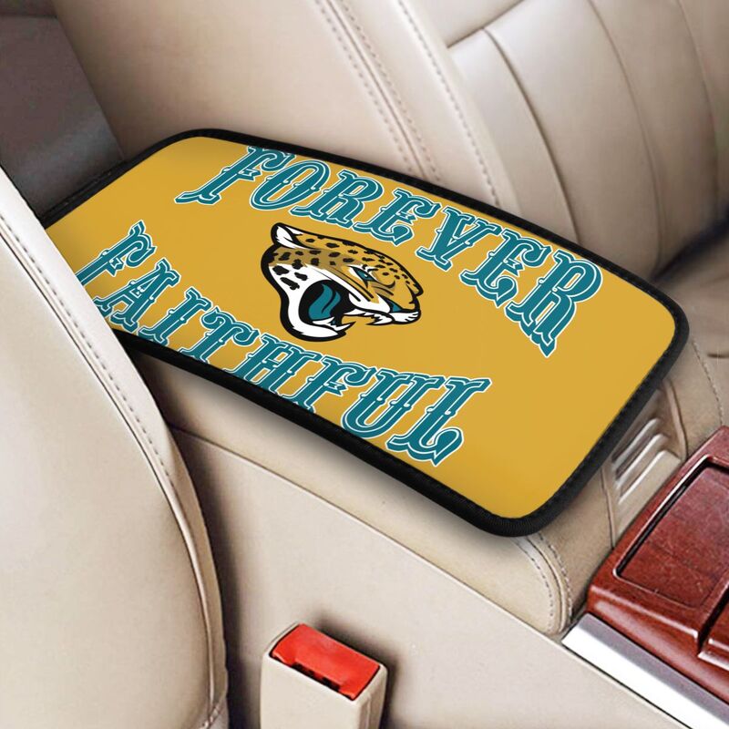 Jacksonville Jaguars Print car armrest box cover armrest protective cover