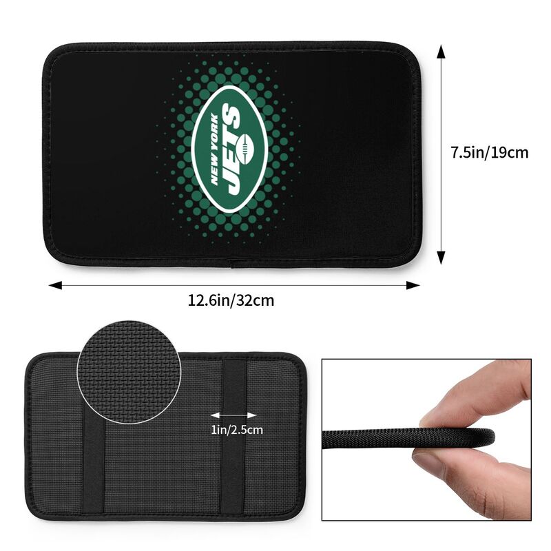 New York Jets Printed car armrest box cushion armrest protective cover