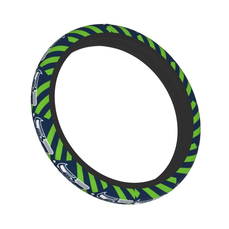 Seattle Seahawks Printed elastic steering wheel cover car steering wheel protective cover