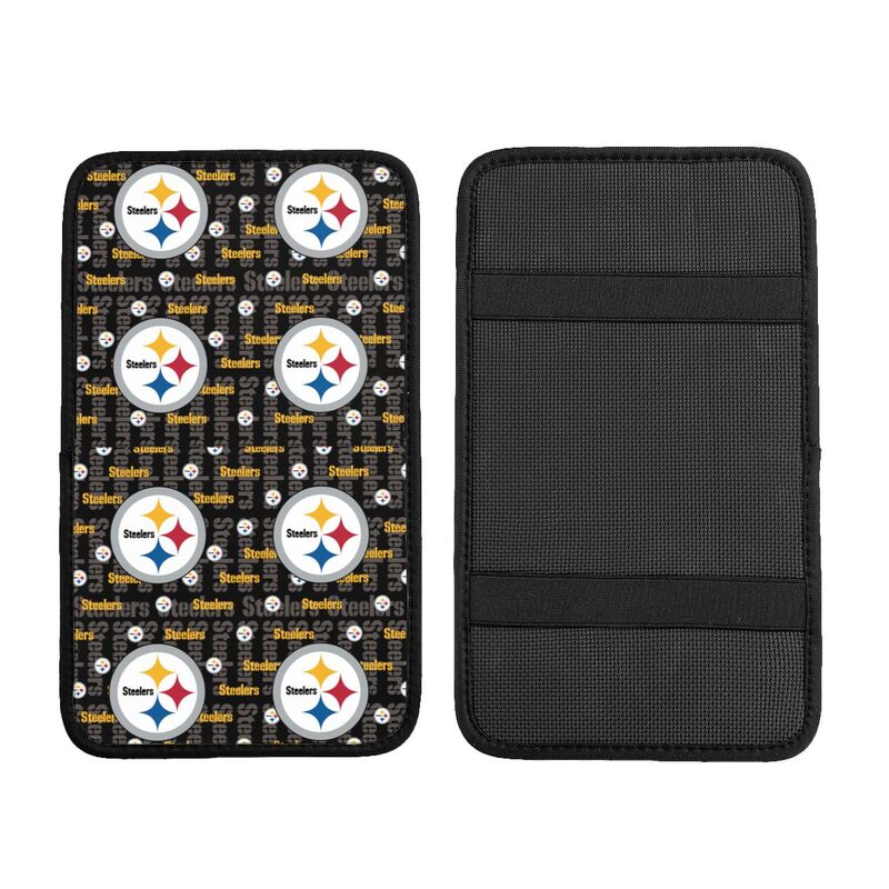 Car armrest box pad Pittsburgh Steelers Printed central armrest box elbow pad