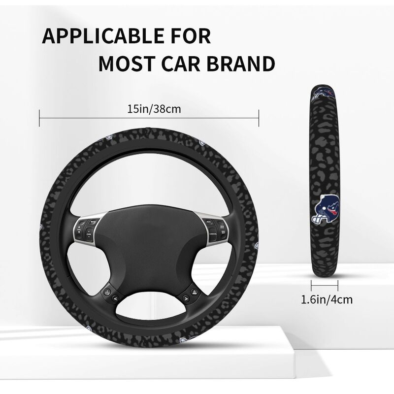 Houston Texans Printed elastic steering wheel cover car steering wheel protective cover