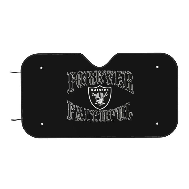Las Vegas Raiders Printing car multi size front windshield sunshade car windshield sunshade