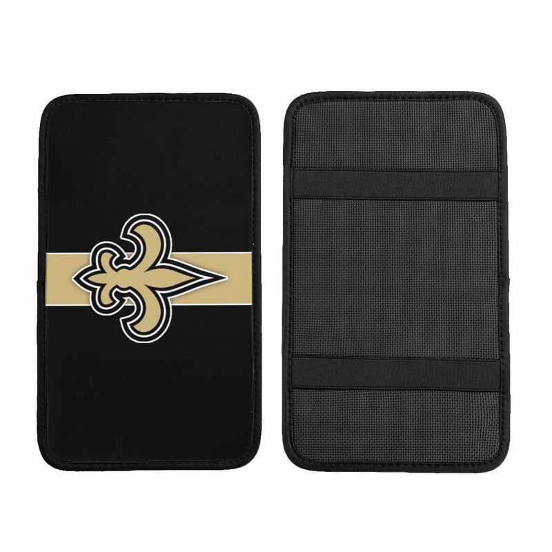 New Orleans Saints2 Printed car center armrest box pad anti slip pad