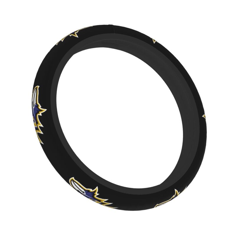Baltimore Ravens 1 Printed breathable elastic steering wheel cover