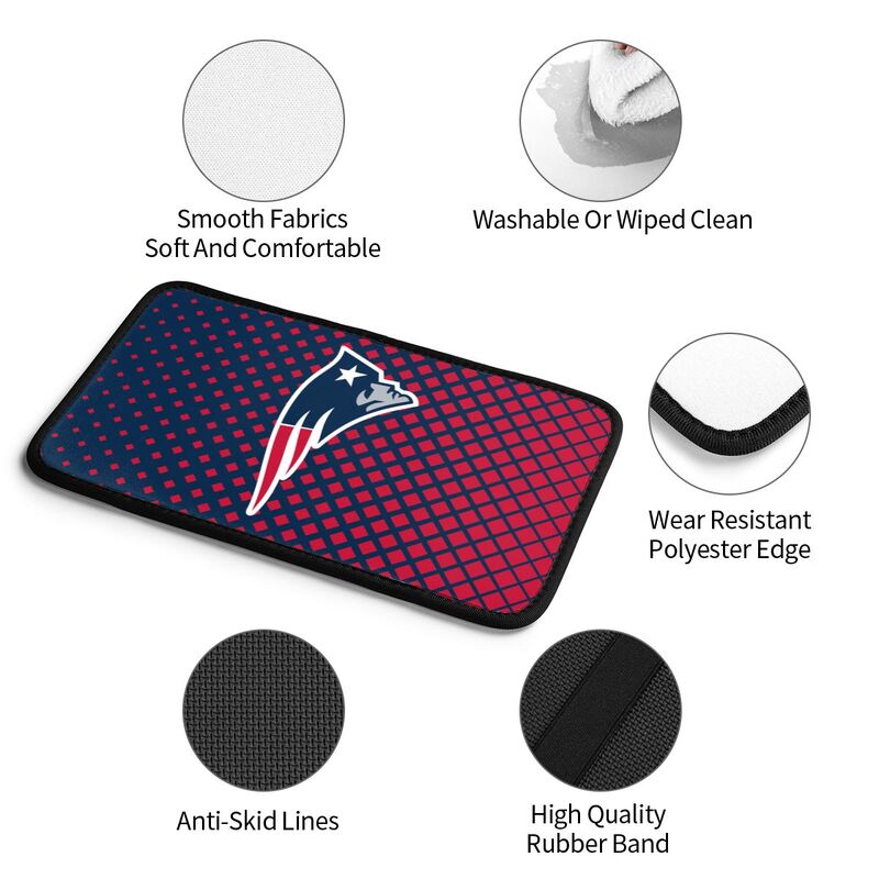 New England Patriots Car handrail box cushion Personalized printed car armrest cover