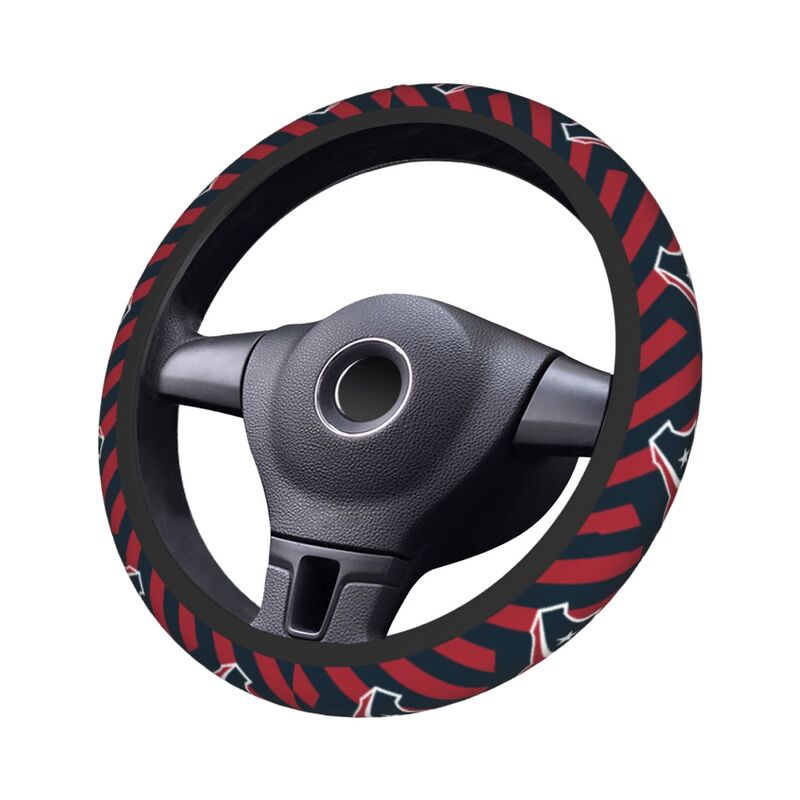 Houston Texans Printed breathable elastic steering wheel cover